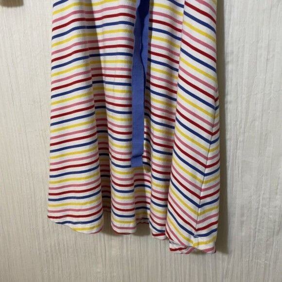 Crewcuts Girls Dress Size 12 Long Sleeve Tie Waist Striped Cotton Blend - Picture 4 of 9